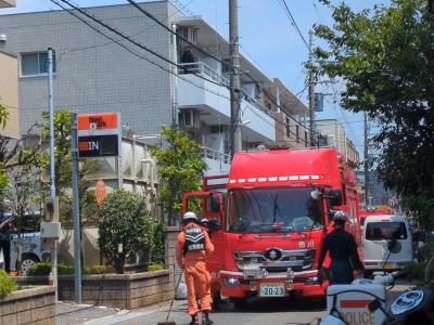 千葉のアパート爆発事故、2名が病院へ搬送