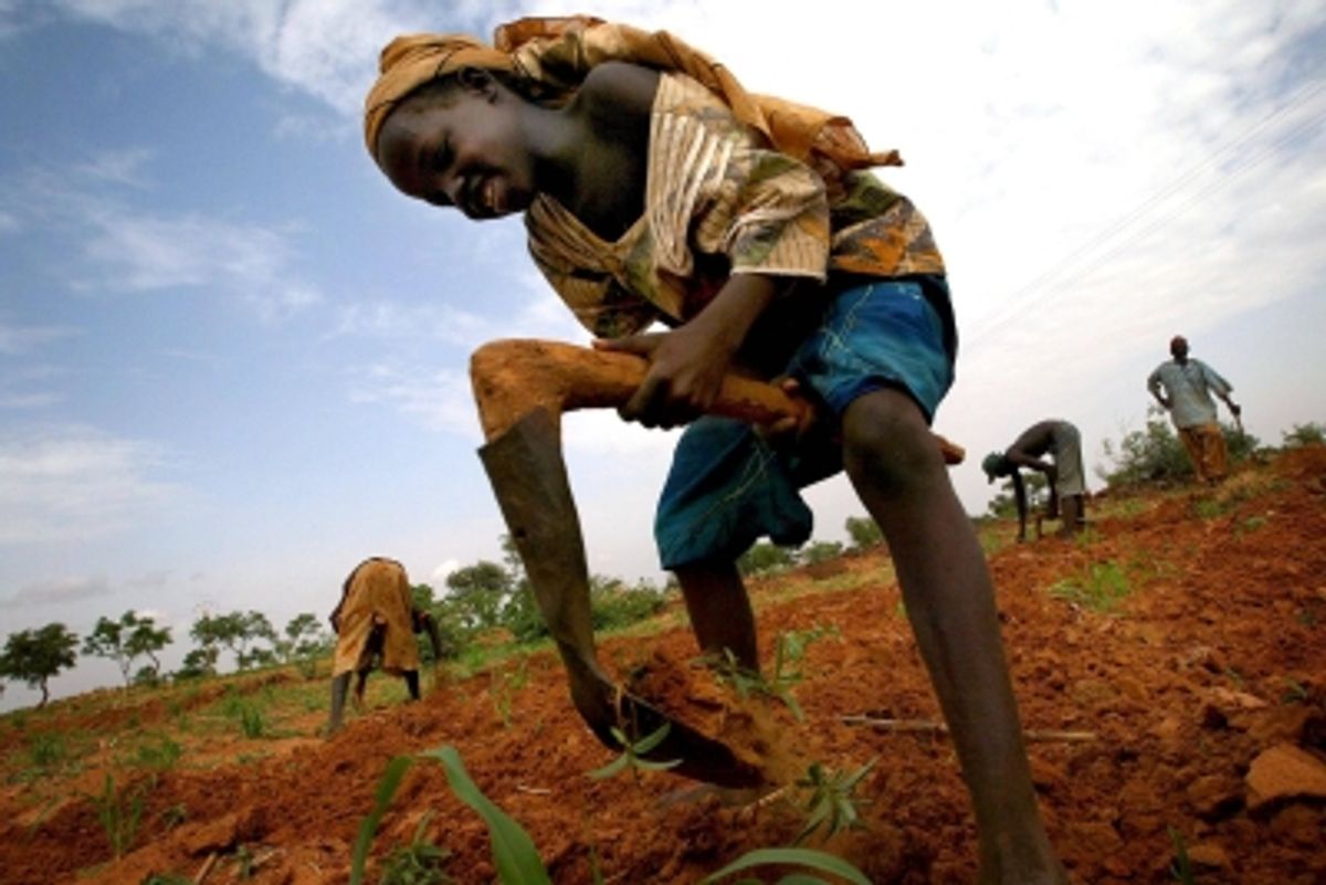 世界の飢餓を終わらせるため農村コミュニティへの投資を