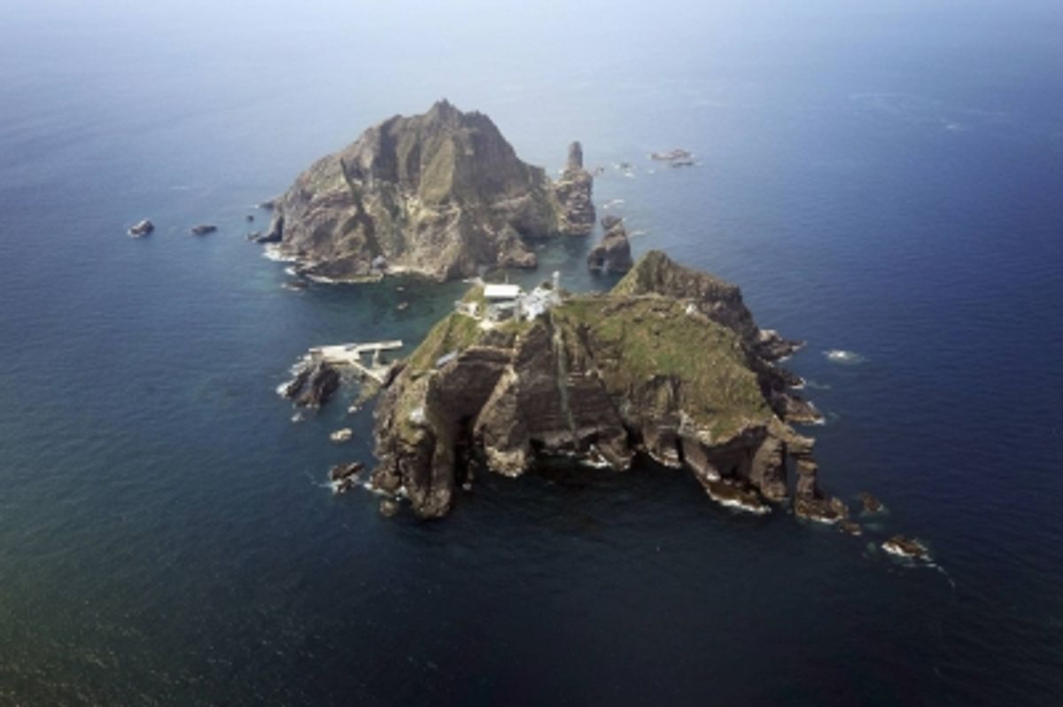 日本、係争中の竹島周辺での韓国による海洋調査に抗議