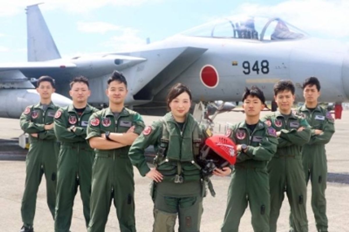 航空自衛隊の女性F-15パイロット、藤井百花大尉