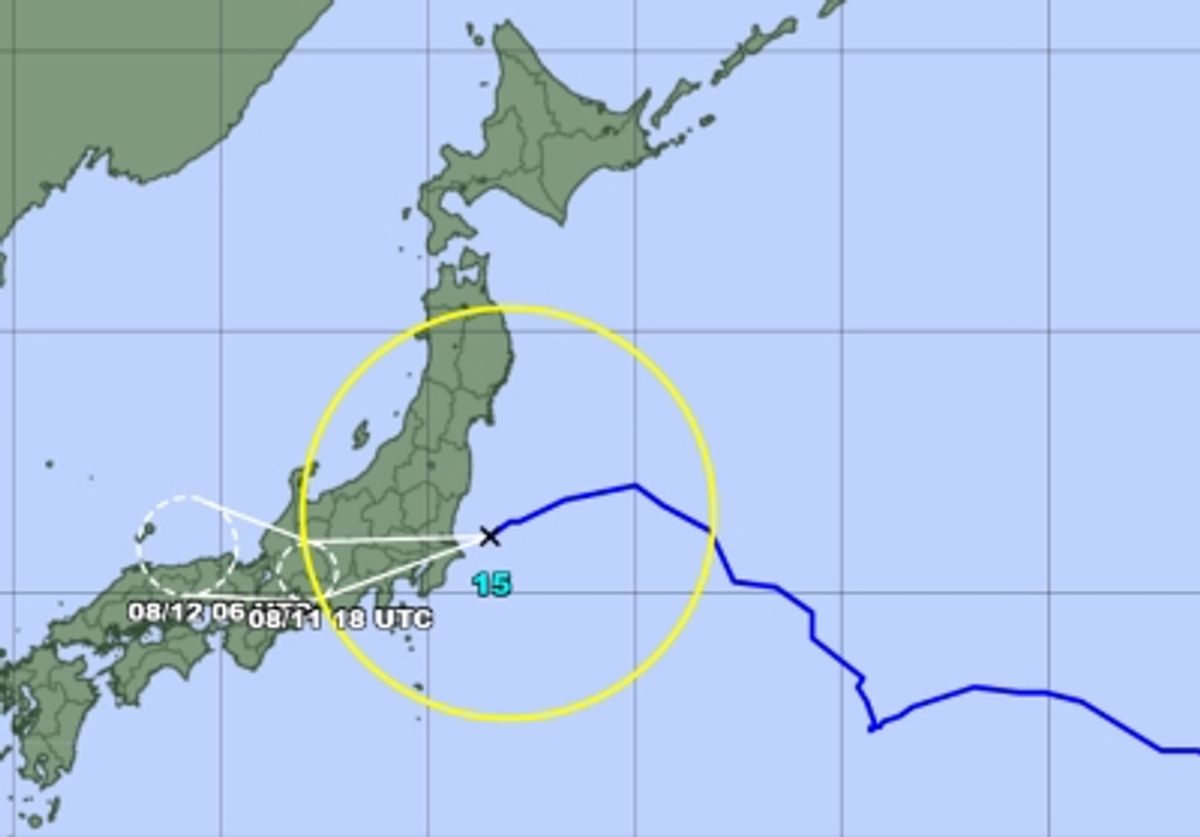 台風チャンホン、茨城県で停電を引き起こす