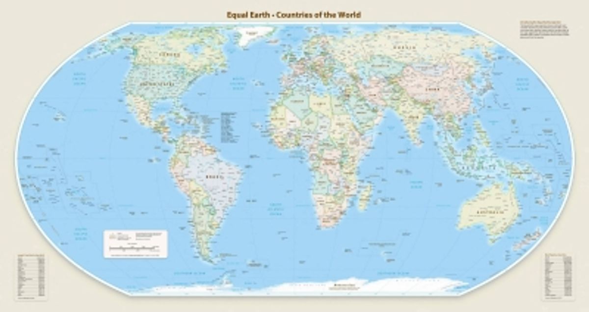 国連、Equal Earth投影の新地図を採択