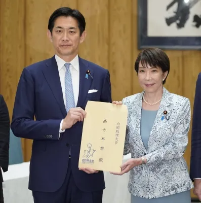 高市首相、主要閣僚の留任検討 秋の国会に向け安定重視