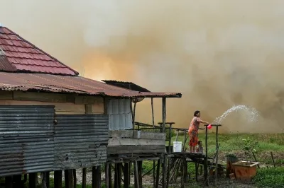 日本ヘリコプター、週末にインドネシア山火事対応へ